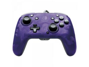 PDP Face-off Deluxe Switch Controller + Audio (Camo Purple) -  Nintendo Switch