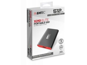 EMTEC X210 ELITE Portable SSD 512GB 3.2 Gen2 Détail  ECSSD512GX210