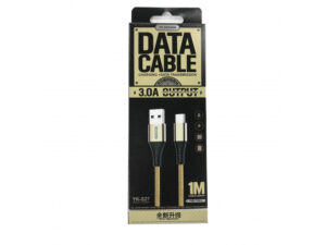 YK-Design 3.0A Data/Charging Cable YK-S27 Type-C (Gold)