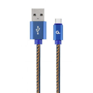 Cablexpert 1 m - USB A - USB C - USB 2.0 - 480 Mbit/s - Bleu CC-USB2J-AMCM-1M-BL