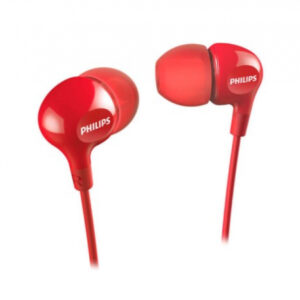 Philips Ecouteurs intra auriculaires filaires SHE-3555RD/00 (Rouge)