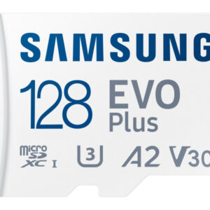 Samsung MicroSDXC 128GB EVO Plus CL10 UHS-I U3 +Adapter MB-MC128KA/EU