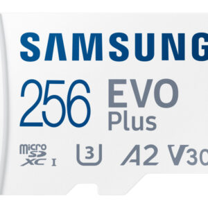 Samsung MicroSDXC 256GB EVO Plus CL10 UHS-I U3 +Adapter MB-MC256KA/EU