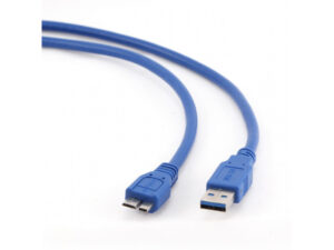 CableXpert USB 3.0 - 3 m - USB A - Micro-USB B - USB 3.2 Gen 1- Mâle/Mâle - Bleu CCP-MU