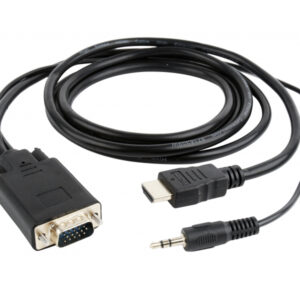 CableXpert 3 m - VGA - HDMI + 3.5mm - Mâle - Mâle - 1920 x 1080 pixels A-HDMI-VGA-03-10