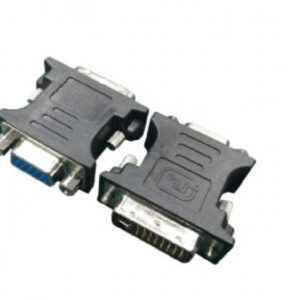 CableXpert DVI-A - VGA 15-pin - Noir - Métallique A-DVI-VGA-BK