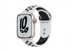 Apple Watch S7 Nike Alu 41mm Starlight (Platinum/Black) LTE iOS MKJ33FD/A