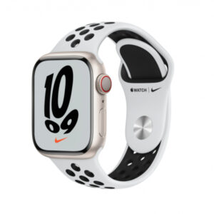 Apple Watch S7 Nike Alu 41mm Starlight (Platinum/Black) LTE iOS MKJ33FD/A