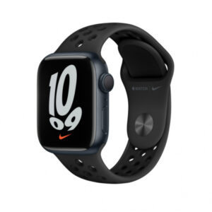 Apple Watch S7 Nike Alu 41mm Midnight (Antraciet/Black) iOS MKN43FD/A