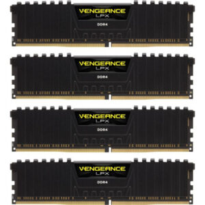 DDR4 64GB PC 2666 CL16 CORSAIR (4x16GB) Vengeance LPX CMK64GX4M4A2666C16
