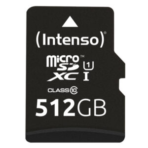 Intenso microSD Karte UHS-I Premium - 512 Go - MicroSD - Classe 10 - UHS-I - 45 Mo/s - Class 1 (U1)