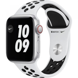 Apple Watch Nike SE GPS+ Cellular 40mm Silver Aluminium Case with Pure Platinum/Black MKR43FD/A