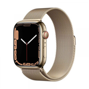 Apple Watch Series 7 GPS+ Cellular 45mm Gold Stainless Steel Case with MKJY3FD/A