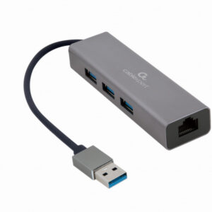 CableXpert USB-AM connector to Gigabit Ethernet network LAN adapter - A-AMU3-LAN-01