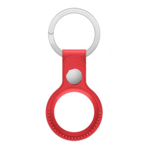 Apple AirTag Schlüsselanhänger aus Leder (Rot) MK103ZM/A
