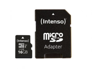 Intenso MicroSD 16Go + Adaptateur CL10