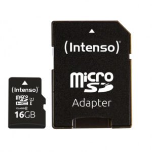 Intenso MicroSD 16Go + Adaptateur CL10