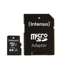 Intenso MicroSD 64Go + Adaptateur CL10