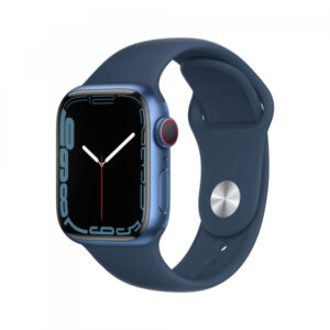 Apple Watch 7 GPS+ Cellular 41mm Bleu Aluminium Abysse - MKHU3FD/A