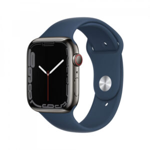 Apple Watch 7 GPS + Cellular 45mm Bleu Abysse en acier inoxydable - MKL23FD/A