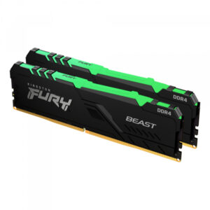 Kingston Fury Beast RGB - DDR4 - Memory kit - 64 GB 2 x 32 GB - KF436C18BBAK2/64