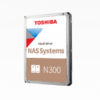 Toshiba N300 NAS - 3.5'' - Disque dur 6000 Go - 7200 tr/min HDWG460UZSVA