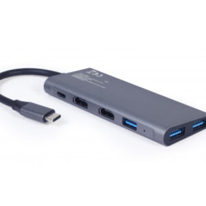 Gembird USB Type-C 3-in-1 multi-port adapter Hub+ HDMI+ A-CM-COMBO3-01