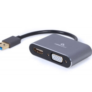 CableXpert USB-auf-HDMI+VGA-Display-Adapter