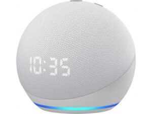 Amazon Echo Dot (4. Gen.) met Uhr - Wit - B084J4KZ8J