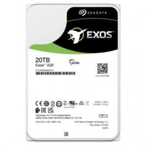 Seagate EXOS X20 20TB SATA 3.5IN 7200RPM 20.000 GB ST20000NM007D