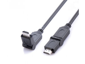 Reekin Cable HDMI 2m FULL HD 270° (Ethernet de alta velocidad) 1x ángulo recto