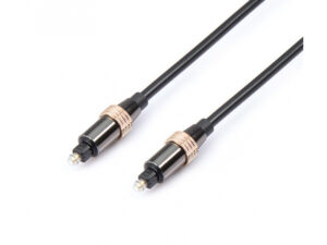 Reekin Toslink Optical Audio Cable 1m PREMIUM (Black)