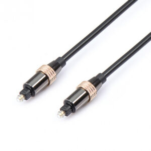 Reekin Toslink Cable Audio Óptico 1m PREMIUM (Negro)