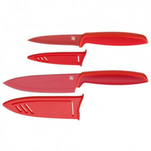 WMF Set de couteaux Acier inoxydable Rouge Ergonomique 18.7908.5100