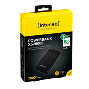 Intenso Powerbank XS20000 black 20000 mAh inkl. USB-A to Type-C - 7313550