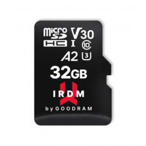GOODRAM IRDM microSDHC 32GB V30 UHS-I U3 + adapter IR-M2AA-0320R12