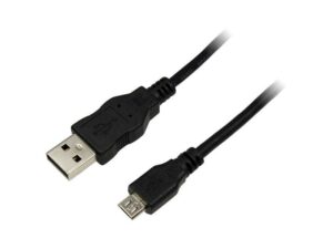 USB 2.0-kabel met LogiLink 1 Micro USB-adapter