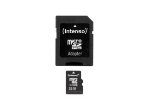 Adaptador MicroSDHC 32GB Intenso + CL10 - En blister
