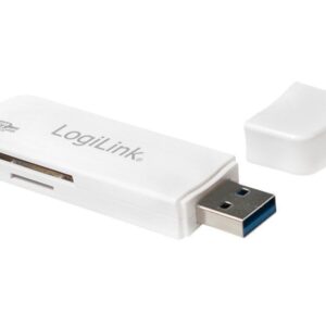 Lector de tarjetas LogiLink USB 3.0 blanco (CR0034A)