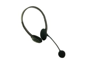 LogiLink Kopfhörer mit Mikrofon schwarz HS0002