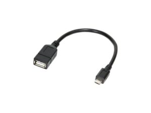 Câble adaptateur LogiLink Micro USB B/M vers USB A/F OTG 0