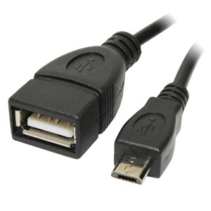 Adaptador Reekin OTG - Cable Micro USB B/M a USB A/F 0