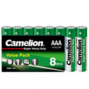 Pack de 8 piles Camelion R03 Micro AAA (Value Pack)