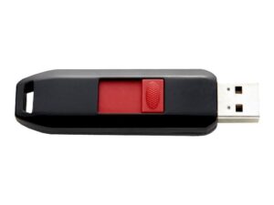 Clé USB 64GB Intenso FlashDrive Buiness Line - blister noir/rouge
