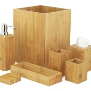 MK Bamboo LONDON? Bamboo bath set (7 pieces)