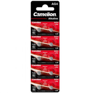 Pack de 10 piles Camelion Alcaline AG4 0% Mercury/Hg