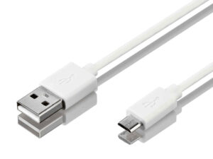 USB charger cable for micro-USB devices 96cm (White)
