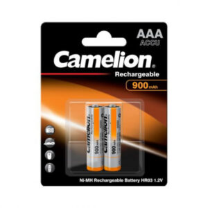 Confezione da 2 batterie ricaricabili Camelion AAA Micro 900mAH
