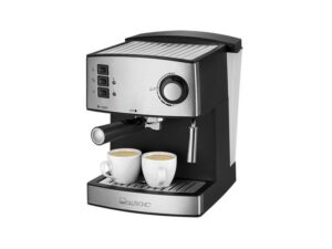 Machine à espresso Clatronic ES 3643 (noir-argenté)