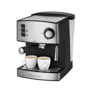 Machine à espresso Clatronic ES 3643 (noir-argenté)